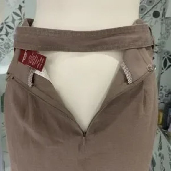 Like🆕🌹VTG Olsen Europe Elegant 💯 % Linen Pencil Skirt - Picture 8 of 9